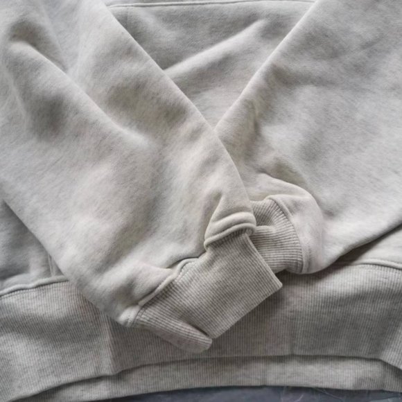 Anine Bing Sport Sweatshirt Light Gray Oversized Hoodie - Picture 3 of 5